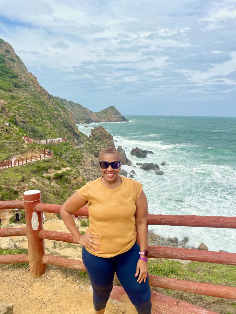 Shawn in Quy Nhon, Vietnam always travels with SafetyWing travel insurance.